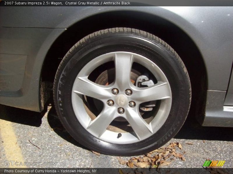 Crystal Gray Metallic / Anthracite Black 2007 Subaru Impreza 2.5i Wagon