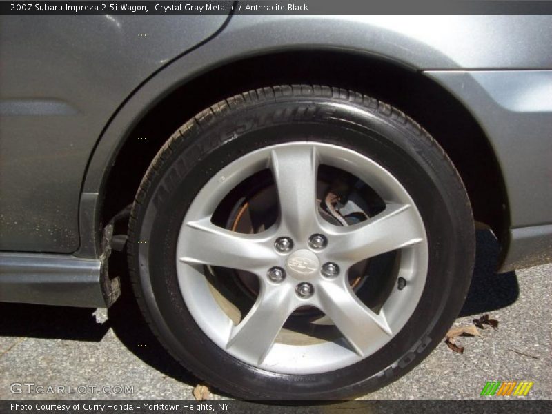Crystal Gray Metallic / Anthracite Black 2007 Subaru Impreza 2.5i Wagon