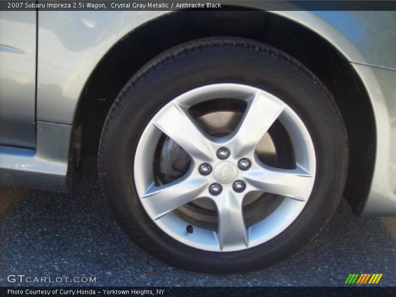 Crystal Gray Metallic / Anthracite Black 2007 Subaru Impreza 2.5i Wagon