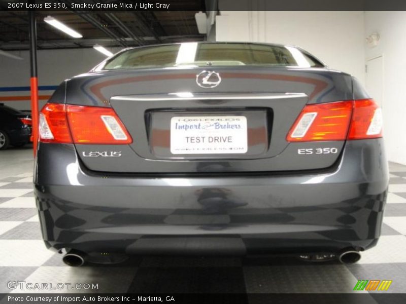 Smokey Granite Mica / Light Gray 2007 Lexus ES 350