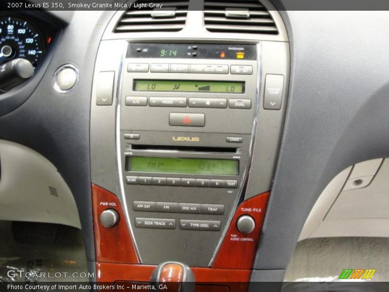 Smokey Granite Mica / Light Gray 2007 Lexus ES 350