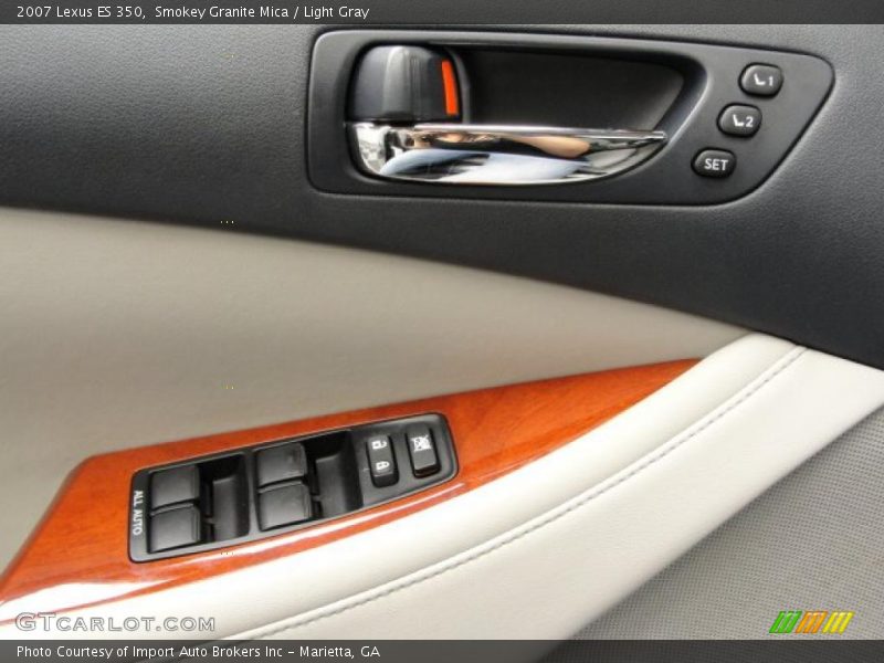 Smokey Granite Mica / Light Gray 2007 Lexus ES 350