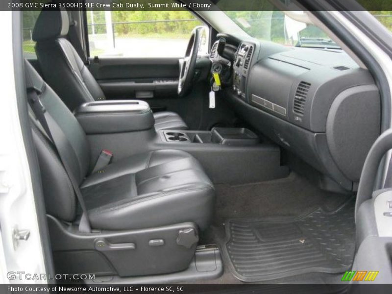Summit White / Ebony 2008 GMC Sierra 3500HD SLE Crew Cab Dually