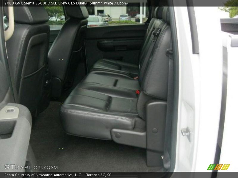 Summit White / Ebony 2008 GMC Sierra 3500HD SLE Crew Cab Dually