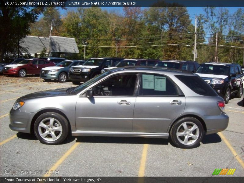 Crystal Gray Metallic / Anthracite Black 2007 Subaru Impreza 2.5i Wagon