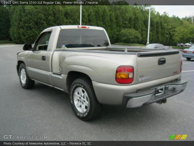 Pewter Metallic / Neutral 2002 GMC Sierra 1500 SLE Regular Cab