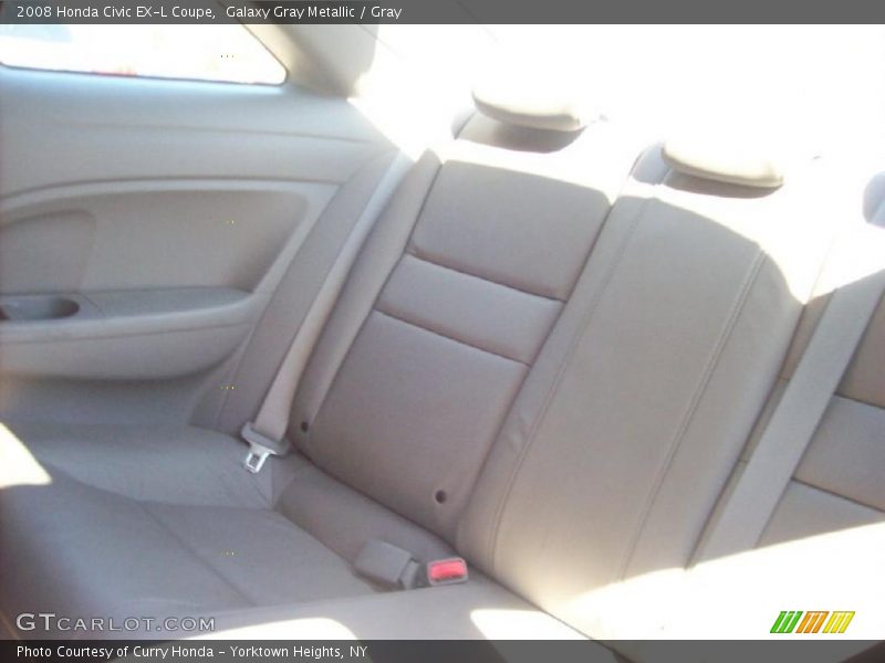 Galaxy Gray Metallic / Gray 2008 Honda Civic EX-L Coupe