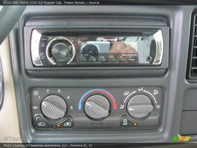 Pewter Metallic / Neutral 2002 GMC Sierra 1500 SLE Regular Cab