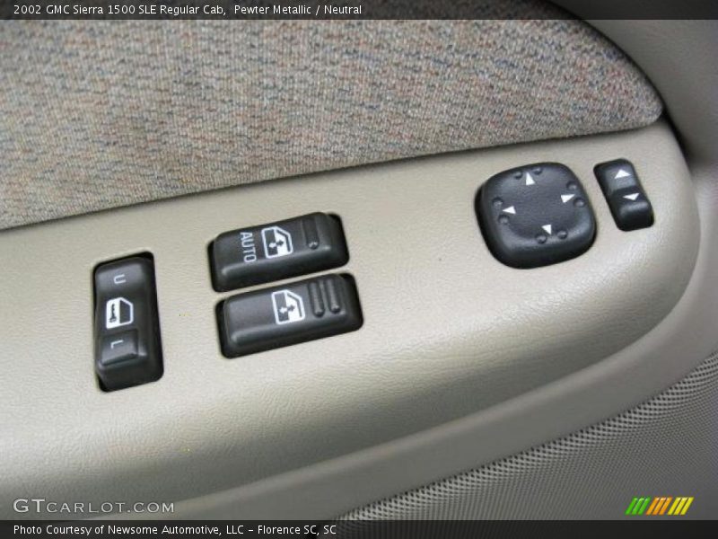 Pewter Metallic / Neutral 2002 GMC Sierra 1500 SLE Regular Cab