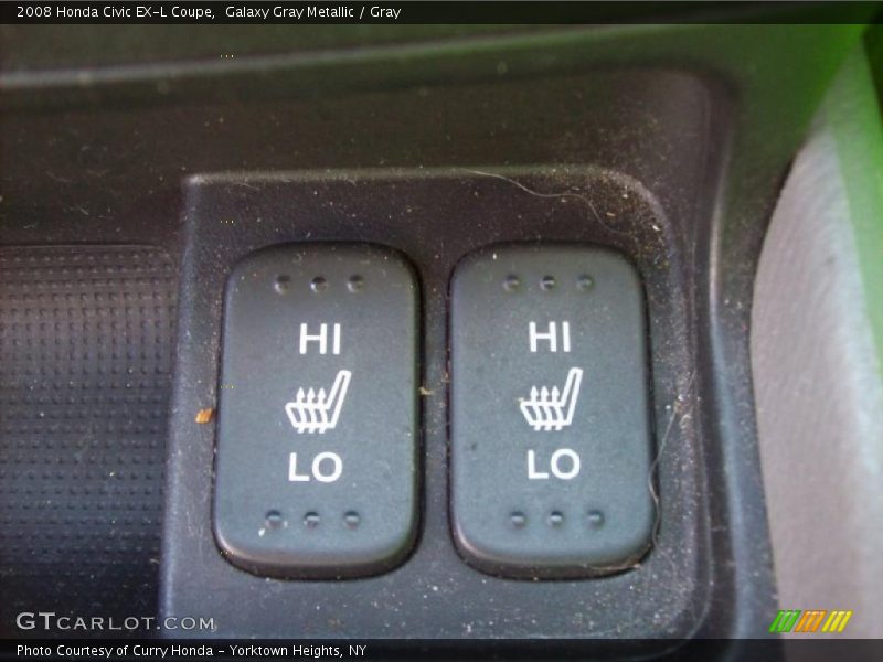 Galaxy Gray Metallic / Gray 2008 Honda Civic EX-L Coupe