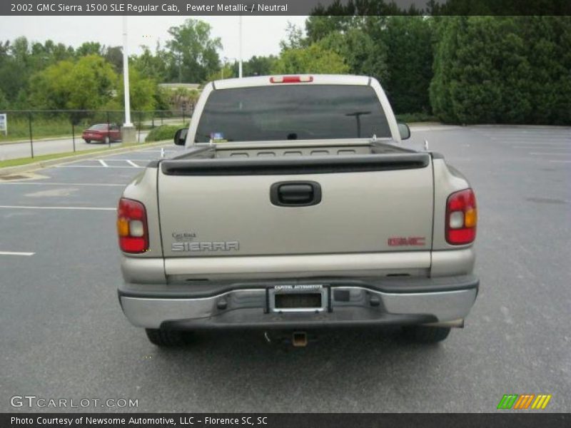 Pewter Metallic / Neutral 2002 GMC Sierra 1500 SLE Regular Cab