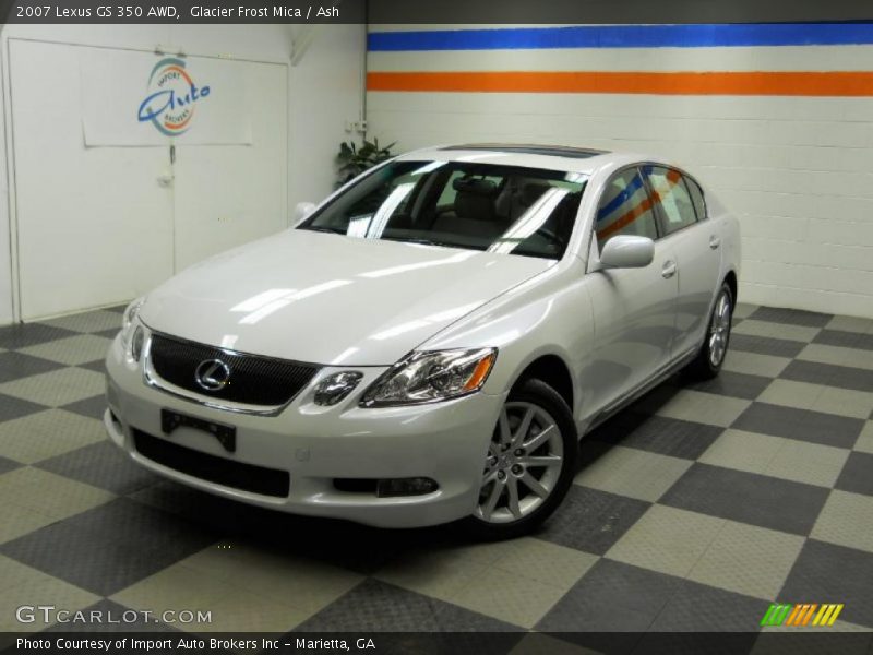Glacier Frost Mica / Ash 2007 Lexus GS 350 AWD