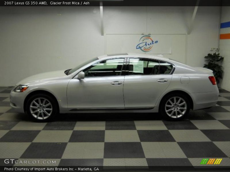 Glacier Frost Mica / Ash 2007 Lexus GS 350 AWD