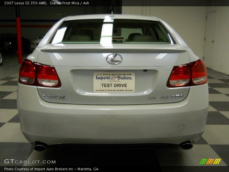 Glacier Frost Mica / Ash 2007 Lexus GS 350 AWD