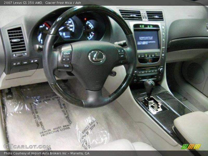 Glacier Frost Mica / Ash 2007 Lexus GS 350 AWD