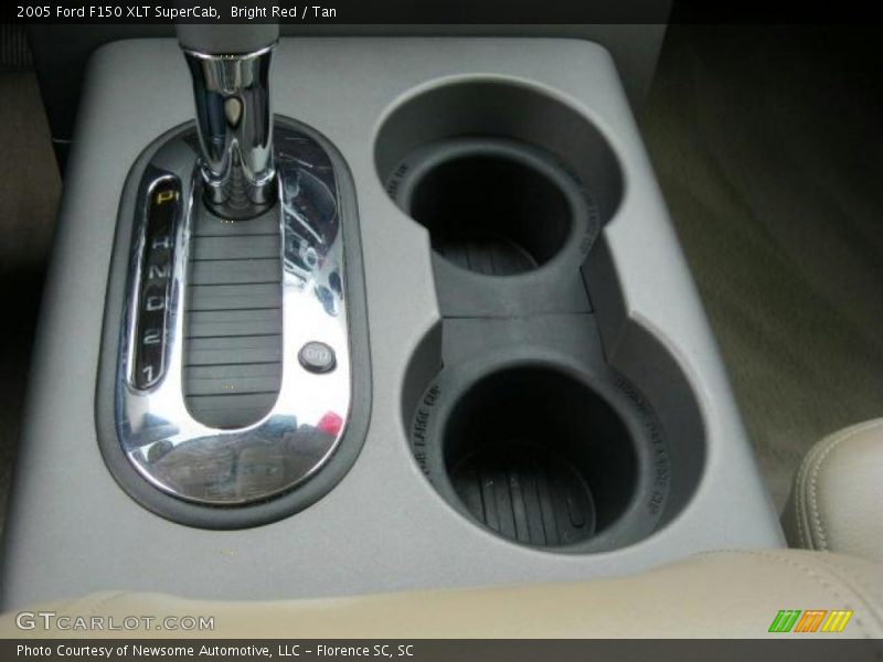Bright Red / Tan 2005 Ford F150 XLT SuperCab