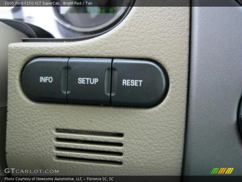 Bright Red / Tan 2005 Ford F150 XLT SuperCab