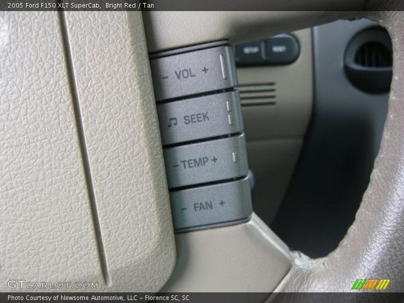 Bright Red / Tan 2005 Ford F150 XLT SuperCab