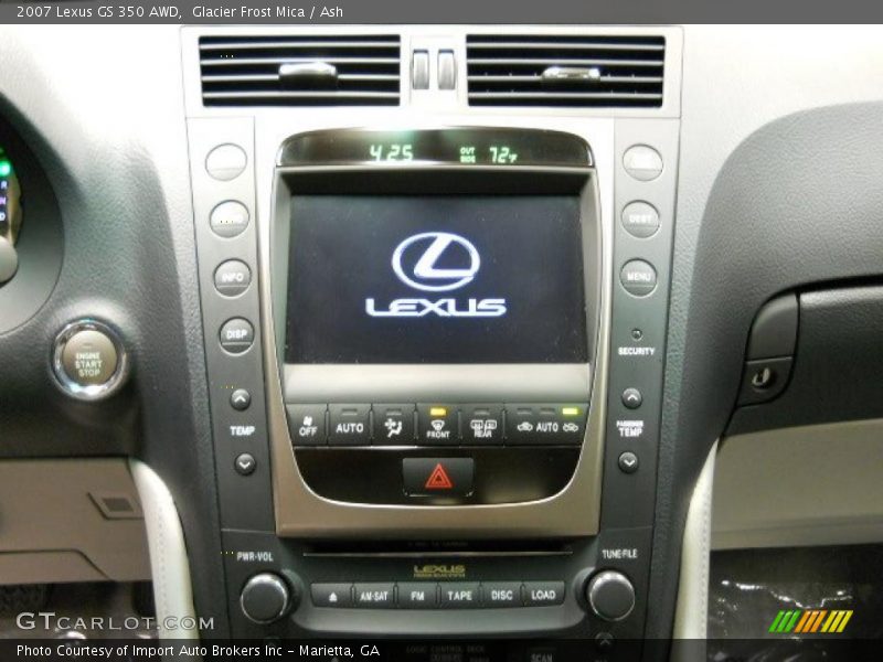 Glacier Frost Mica / Ash 2007 Lexus GS 350 AWD