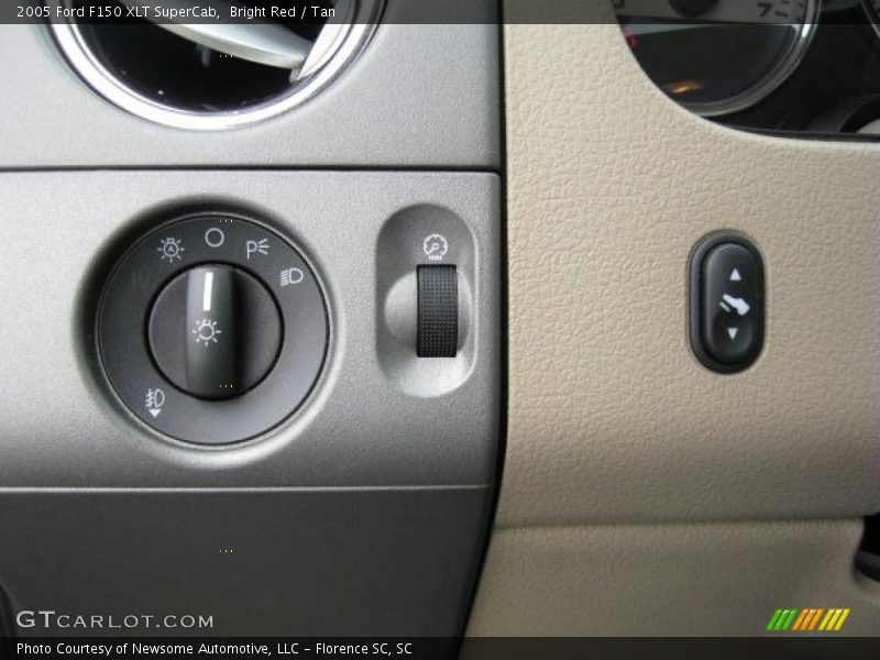 Bright Red / Tan 2005 Ford F150 XLT SuperCab
