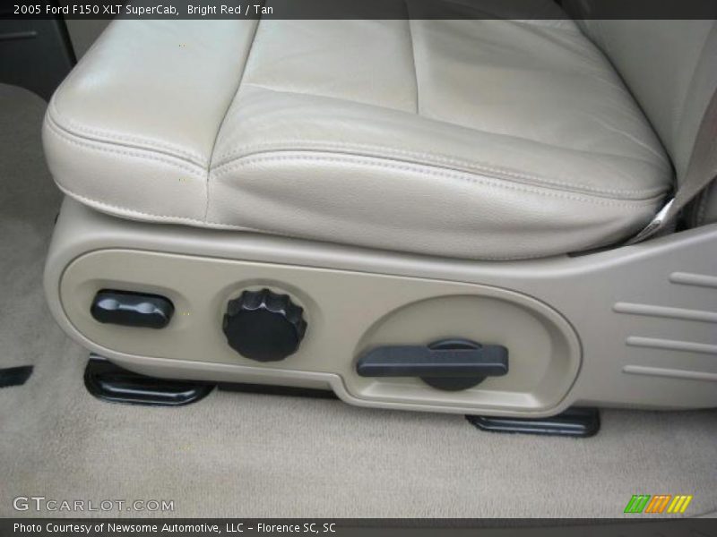 Bright Red / Tan 2005 Ford F150 XLT SuperCab