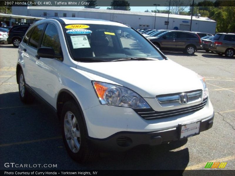 Taffeta White / Gray 2007 Honda CR-V EX 4WD