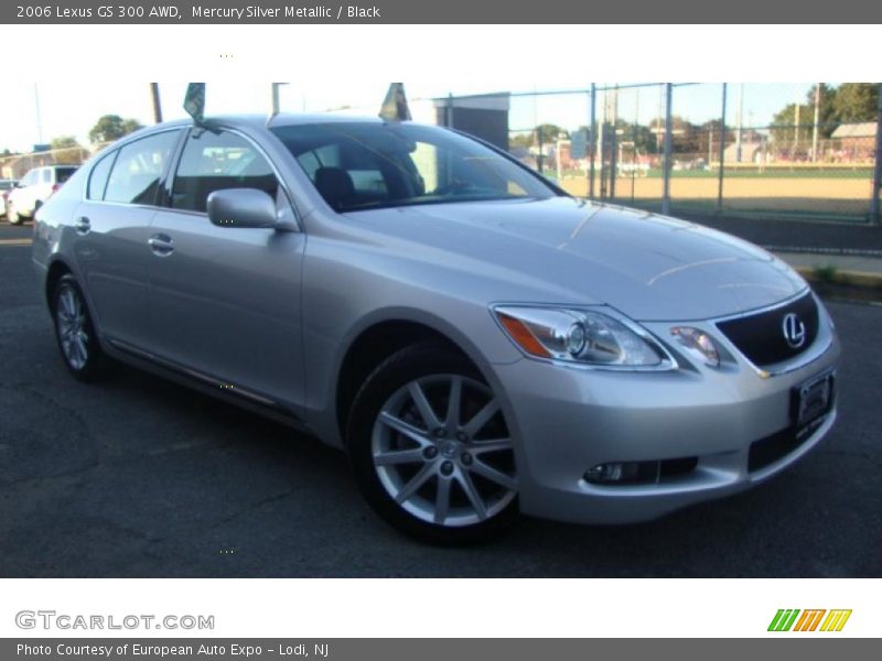 Mercury Silver Metallic / Black 2006 Lexus GS 300 AWD