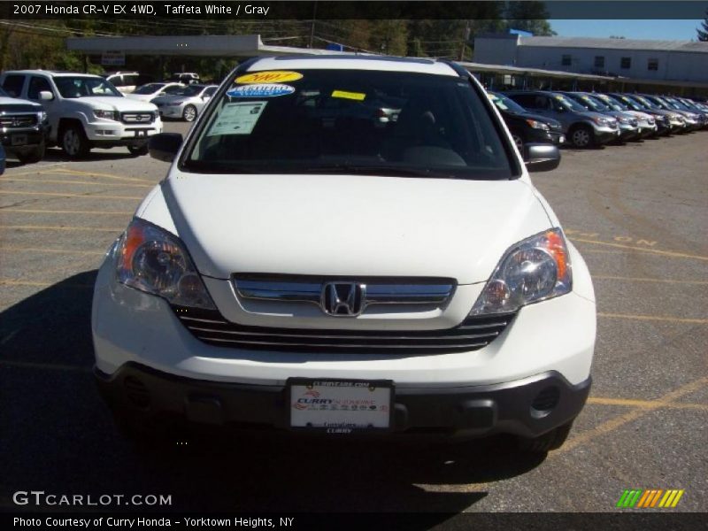 Taffeta White / Gray 2007 Honda CR-V EX 4WD