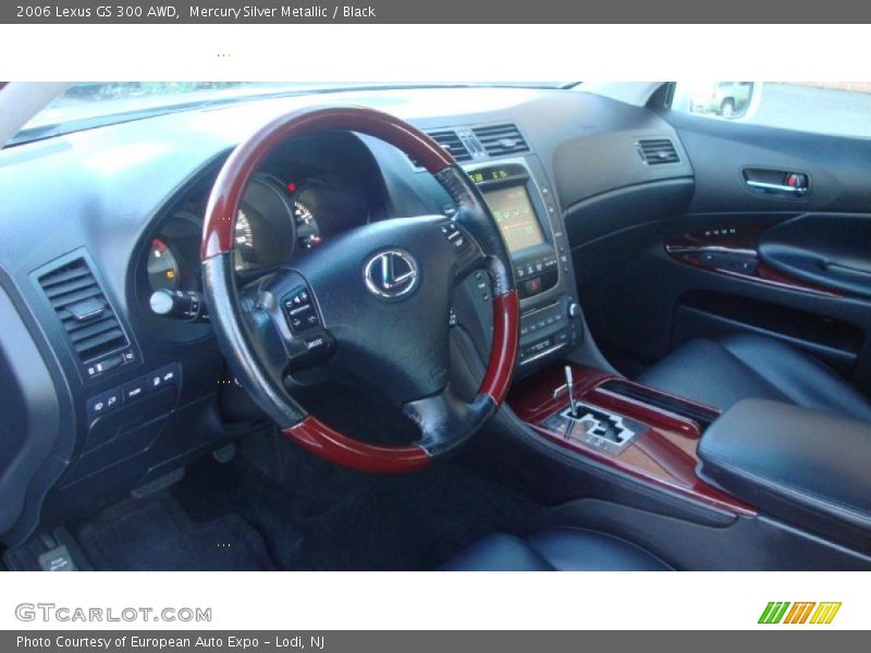 Mercury Silver Metallic / Black 2006 Lexus GS 300 AWD