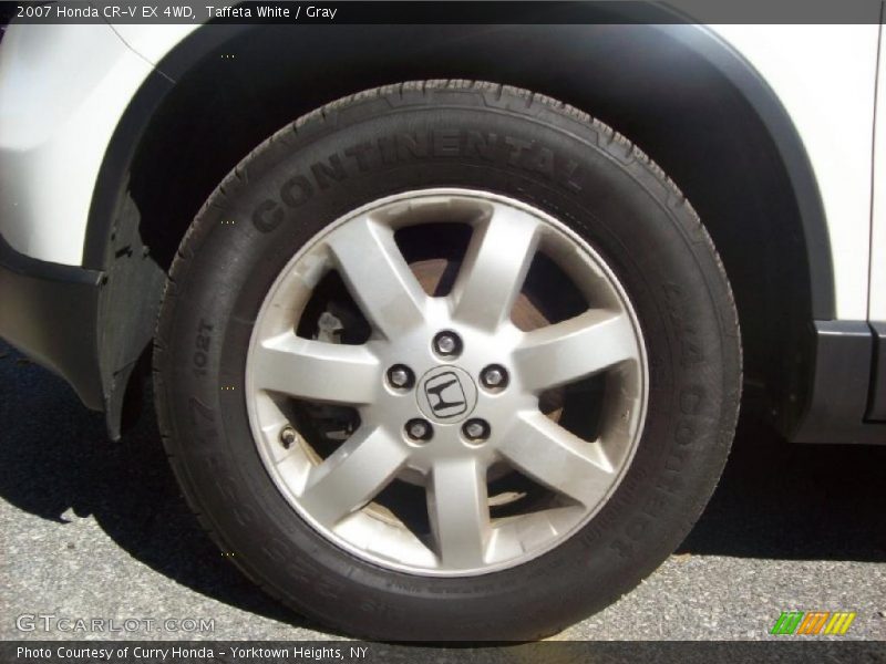 Taffeta White / Gray 2007 Honda CR-V EX 4WD
