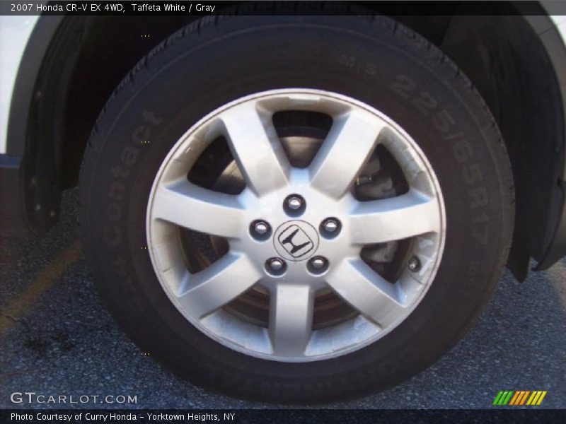 Taffeta White / Gray 2007 Honda CR-V EX 4WD