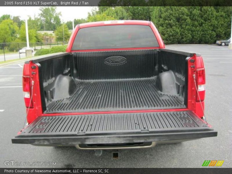 Bright Red / Tan 2005 Ford F150 XLT SuperCab