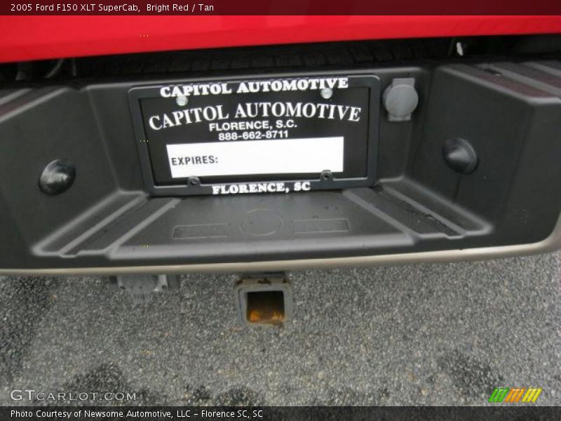 Bright Red / Tan 2005 Ford F150 XLT SuperCab