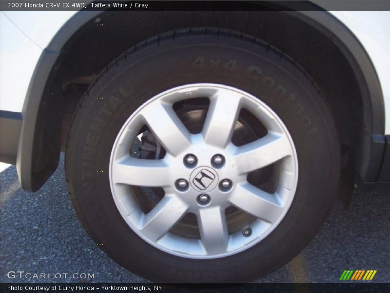 Taffeta White / Gray 2007 Honda CR-V EX 4WD
