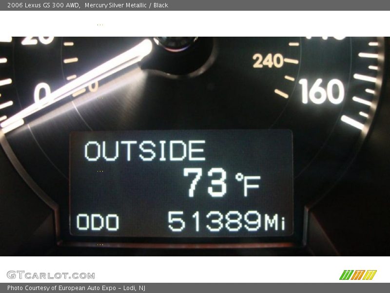 Mercury Silver Metallic / Black 2006 Lexus GS 300 AWD