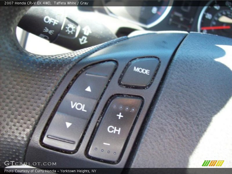 Taffeta White / Gray 2007 Honda CR-V EX 4WD