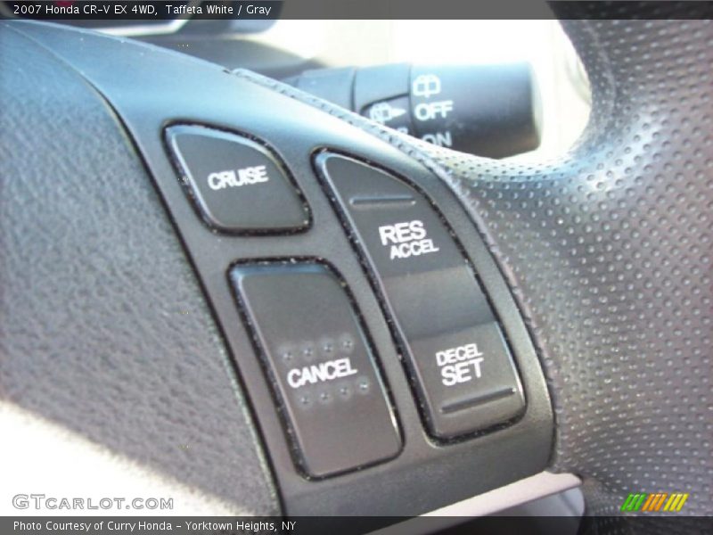 Taffeta White / Gray 2007 Honda CR-V EX 4WD