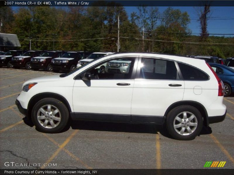 Taffeta White / Gray 2007 Honda CR-V EX 4WD