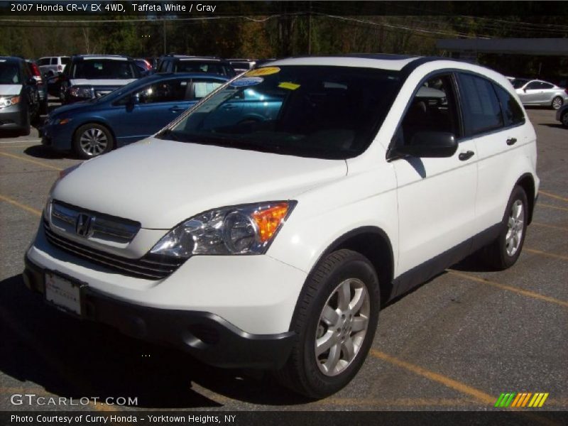 Taffeta White / Gray 2007 Honda CR-V EX 4WD