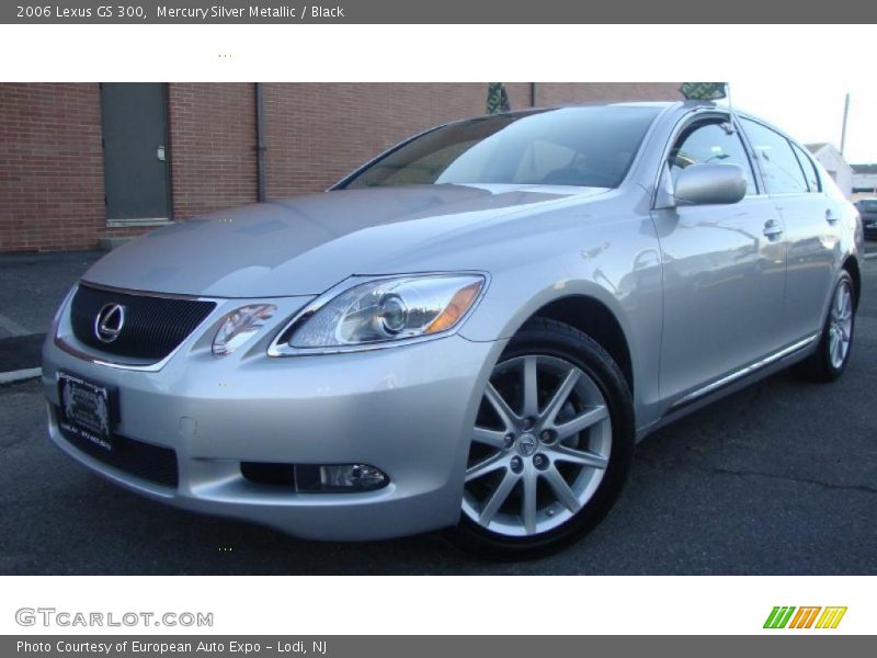 Mercury Silver Metallic / Black 2006 Lexus GS 300