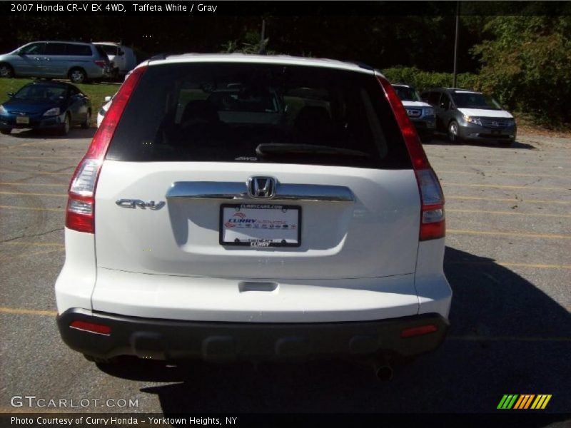 Taffeta White / Gray 2007 Honda CR-V EX 4WD
