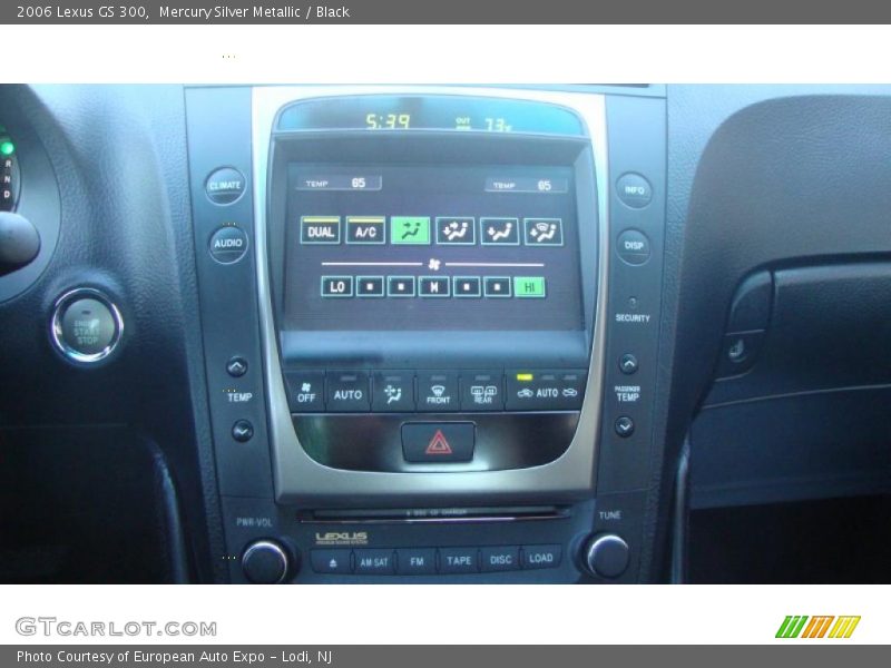 Mercury Silver Metallic / Black 2006 Lexus GS 300