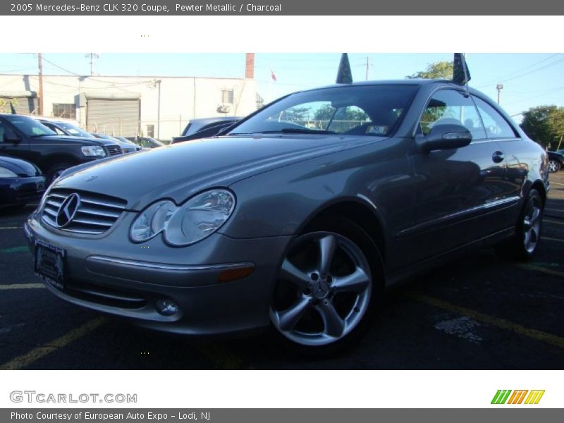 Pewter Metallic / Charcoal 2005 Mercedes-Benz CLK 320 Coupe