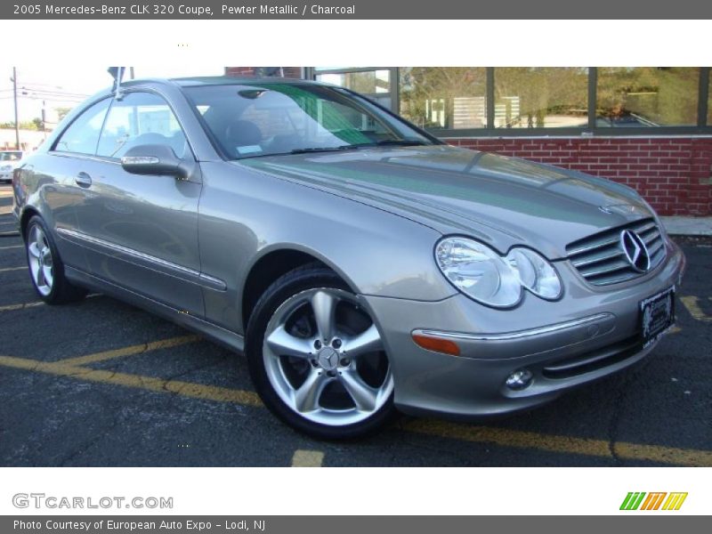 Pewter Metallic / Charcoal 2005 Mercedes-Benz CLK 320 Coupe