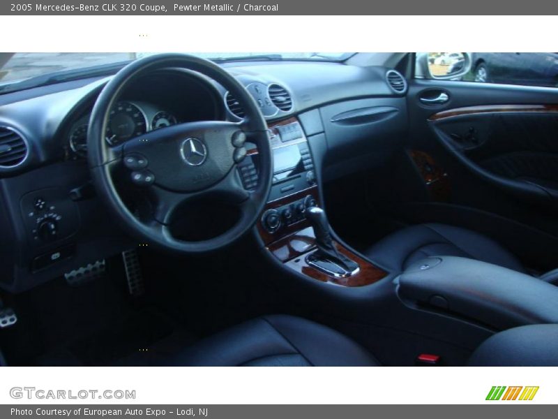 Pewter Metallic / Charcoal 2005 Mercedes-Benz CLK 320 Coupe