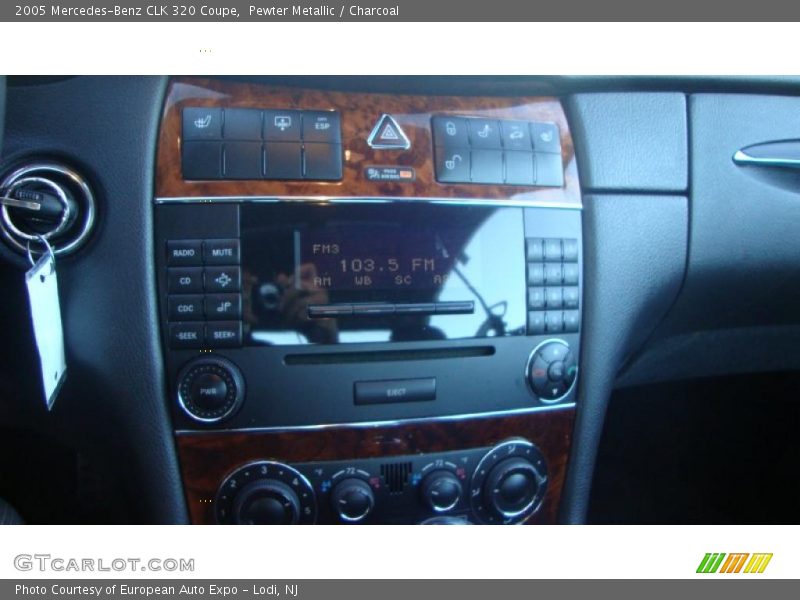 Pewter Metallic / Charcoal 2005 Mercedes-Benz CLK 320 Coupe