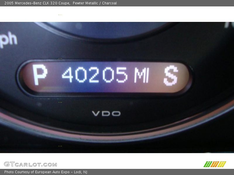 Pewter Metallic / Charcoal 2005 Mercedes-Benz CLK 320 Coupe