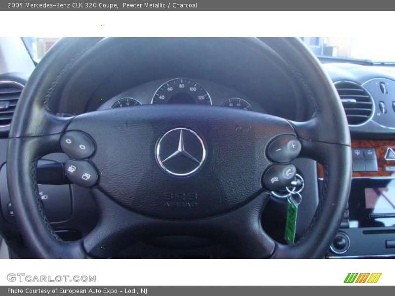 Pewter Metallic / Charcoal 2005 Mercedes-Benz CLK 320 Coupe