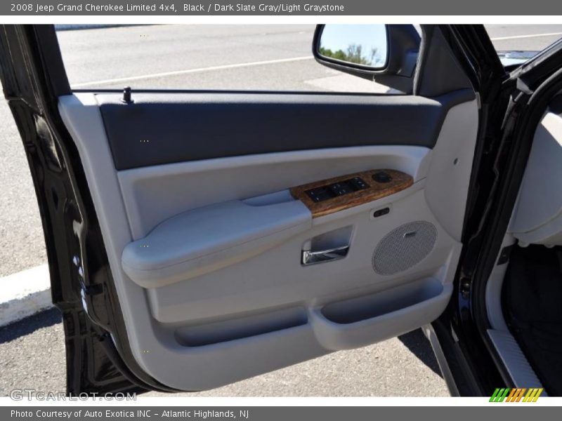 Black / Dark Slate Gray/Light Graystone 2008 Jeep Grand Cherokee Limited 4x4