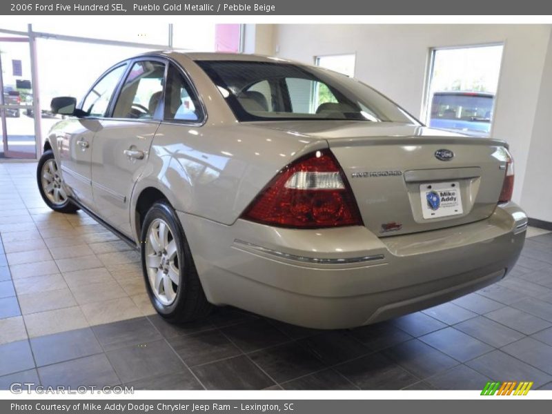 Pueblo Gold Metallic / Pebble Beige 2006 Ford Five Hundred SEL
